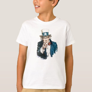 Uncle Sam I Want You Customize With Your Text T-Shirt