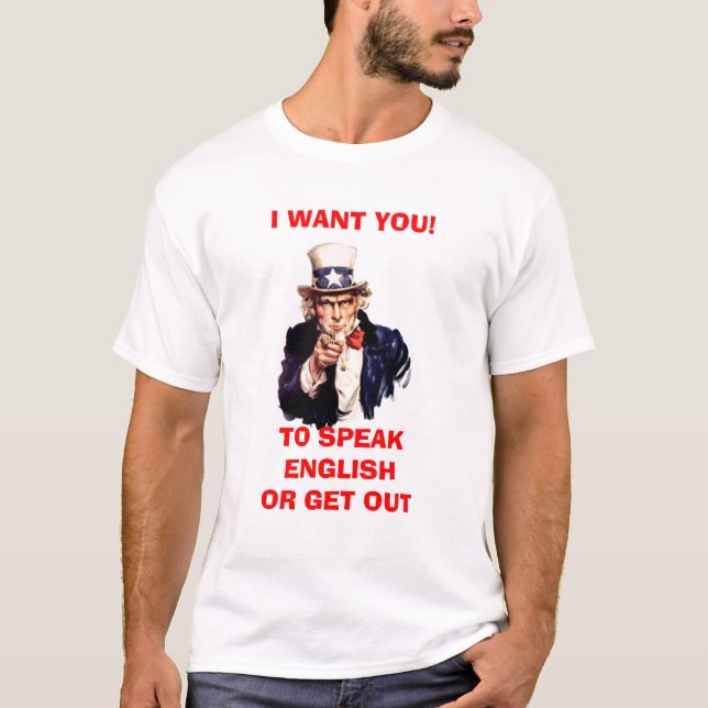 Uncle Sam  I WANT YOU! T-Shirt (Front)