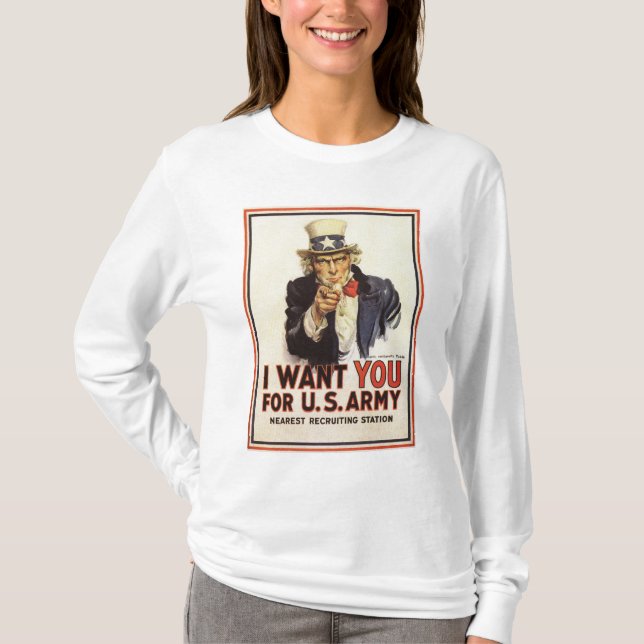 Uncle Sam - I Want You T-Shirt (Front)