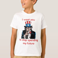 uncle sam, I want you, to stop spending my future