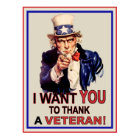 Uncle Sam I Want You To Thank A Veteran Poster