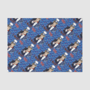 Uncle Sam I Want You With Stars and Stripes Tissue Paper