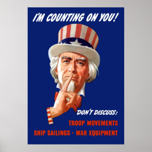 Uncle Sam -- I'm Counting On You! Poster