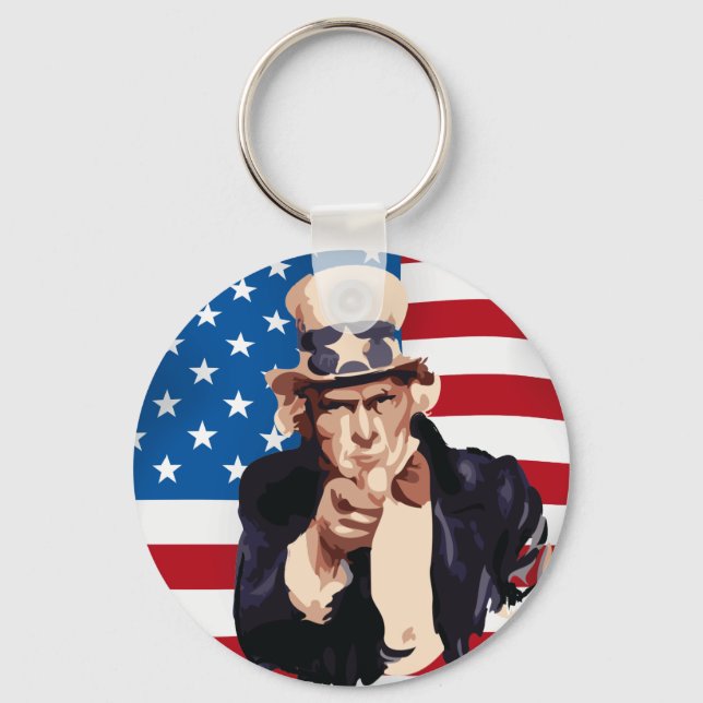 Uncle Sam Keychain (Front)