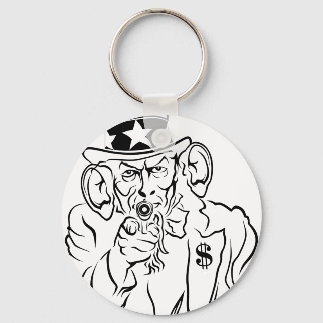Uncle Sam Keychain (Front)