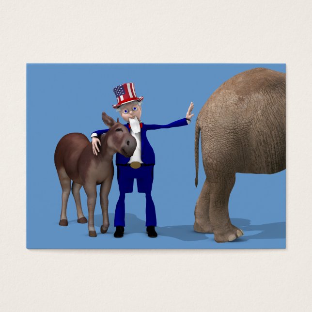 Uncle Sam Loves Donkeys (Front)