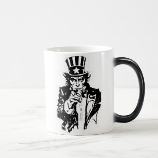 uncle sam magic mug (Right)