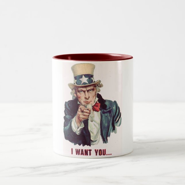 Uncle Sam mug (Center)