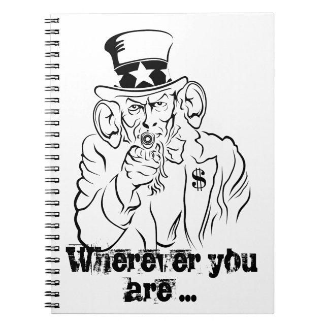 Uncle Sam Notebook (Front)