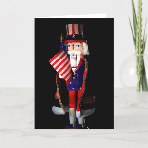 Uncle Sam Nutcracker Holiday Card