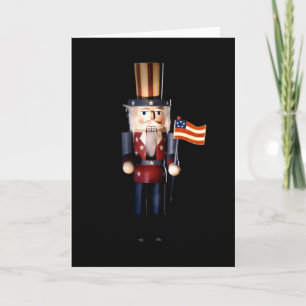 Uncle Sam Nutcracker Holiday Card