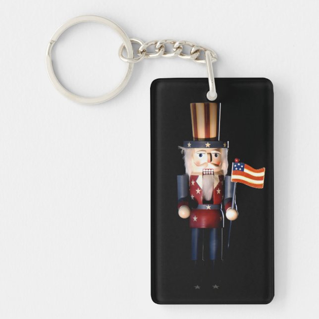 Uncle Sam Nutcracker Keychain (Front)