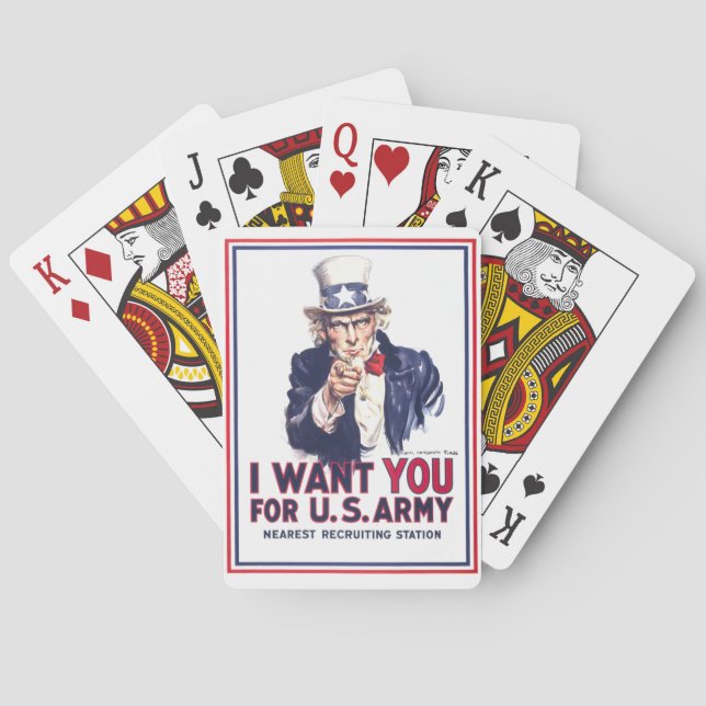 Uncle Sam Playing Cards (Back)