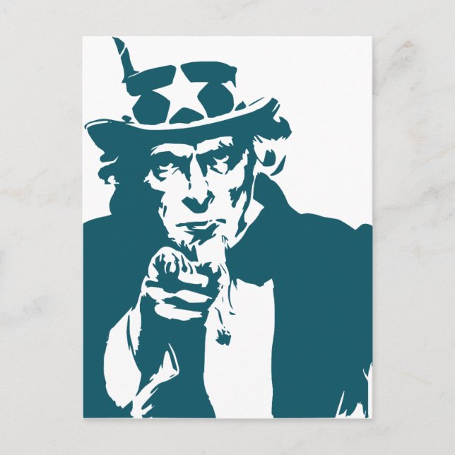 Uncle Sam Postcard (Front)