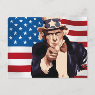 Uncle Sam Postcard