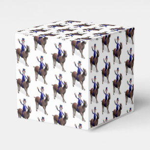 Uncle Sam Riding On Donkey Favor Box