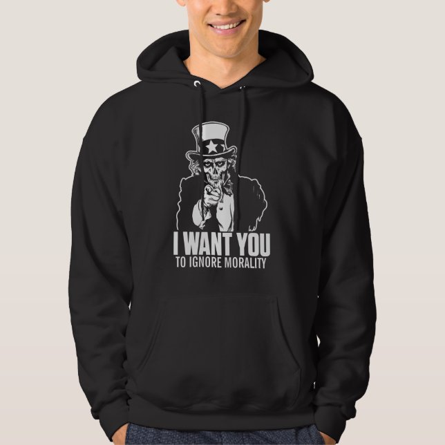 Uncle Sam Skull Shirt (Front)