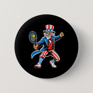 Uncle Sam Softll American Flag Usa Sport 4th Of Ju 2 Inch Round Button