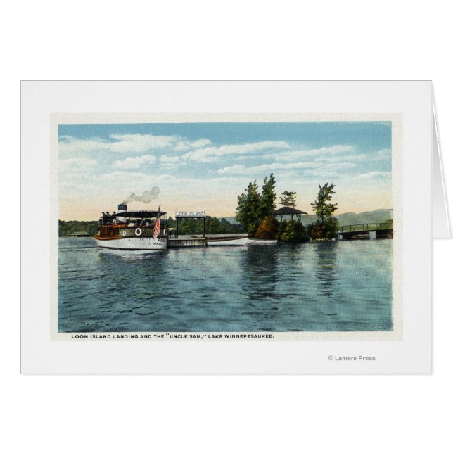 Uncle Sam Steamer at the Loon Island Landing (Front Horizontal)