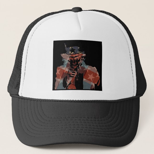 Uncle Sam Trucker Hat (Front)
