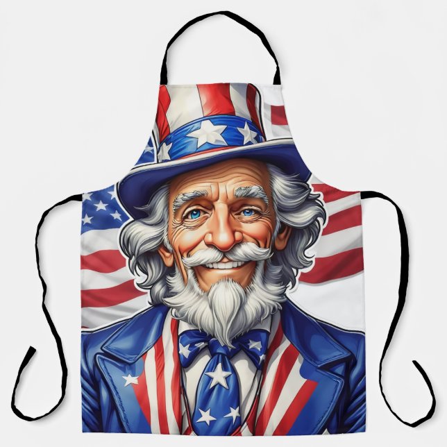 Uncle Sam USA Apron (Front)