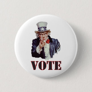 Uncle-Sam---Vote 2 Inch Round Button