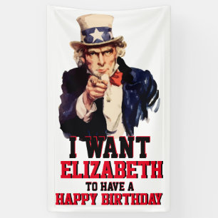 Uncle Sam Wants YOU Banner