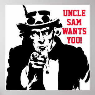 Uncle Sam Wants You! Poster