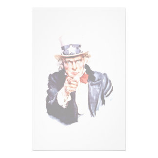 Uncle Sam Stationery Templates, Uncle Sam Custom Stationery Templates