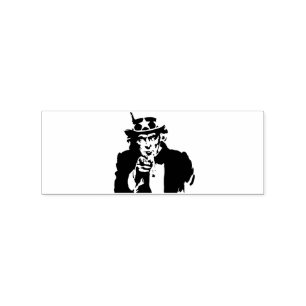 Uncle Sam Wants You Thunder_Cove Rubber Stamp