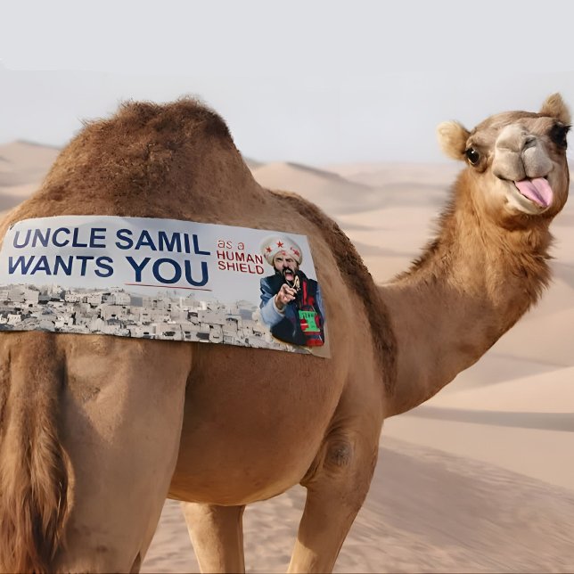 uncle samil wants you bumper sticker (Creator Uploaded)