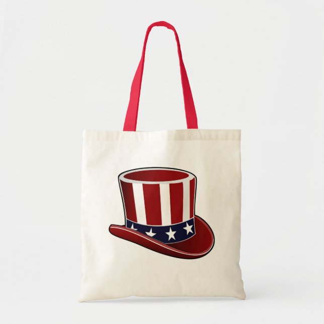 Uncle Sam's Hat Tote Bag (Front)