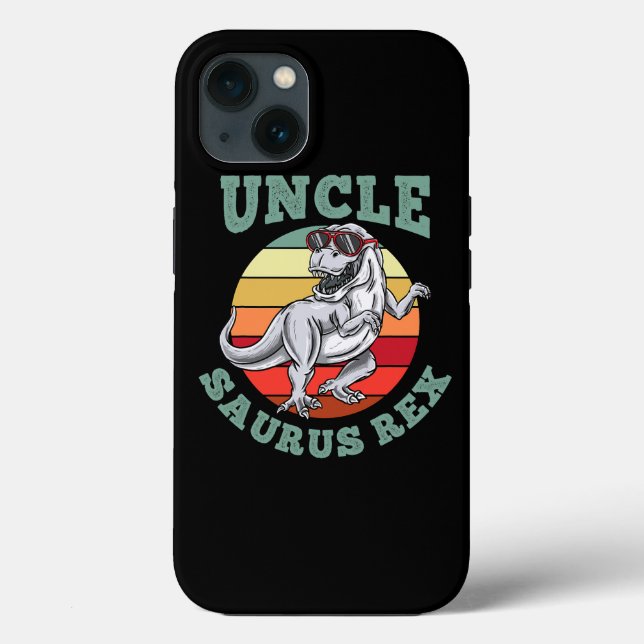 Uncle Saurus Rex Unclesaurus Dinosaur Family 2 Case-Mate iPhone Case (Back)