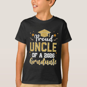 Uncle Senior 2026 Proud Uncle Of A Cl Of 2026 Grad T-Shirt