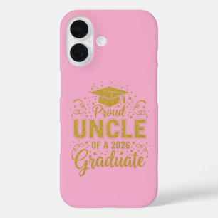 Uncle Senior 2026 Proud Uncle Of A Class Of 2026 iPhone 16 Case