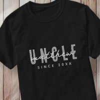 Uncle Since 20XX Modern Elegant Simple