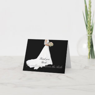 Uncle    Thanks for Walking me down Aisle Thank You Card