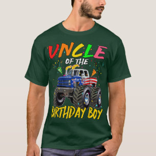 Uncle The Birthday Boy Monster Truck Birthday Part T-Shirt
