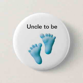 Uncle to be 2 inch round button
