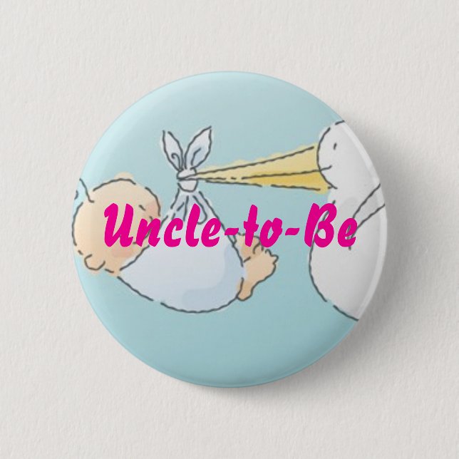 Uncle-to-Be 2 Inch Round Button (Front)