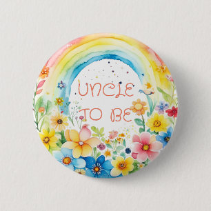 Uncle to be   Baby Shower Button