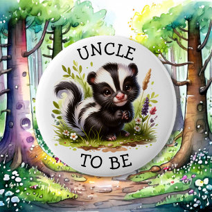 Uncle to be   Woodland Themed Baby Shower  2 Inch Round Button