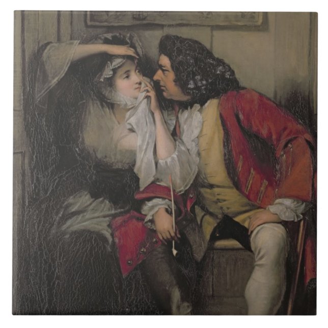 Uncle Toby and Widow Wadman Tile (Front)