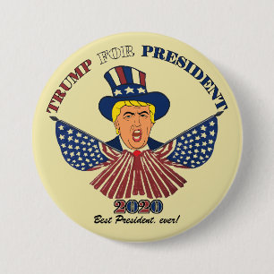 Uncle Trump 3 Inch Round Button