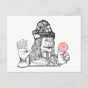 Uncle Vlad has a lollipop Postcard