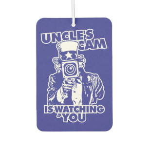 Uncle's Cam is Watching You Air Freshener