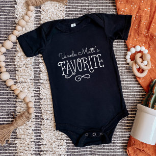 Uncle's Favourite Personalized Baby Tee