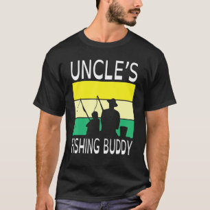 Uncle's Fishing Buddy Happy Day Grandpa Father Pap T-Shirt