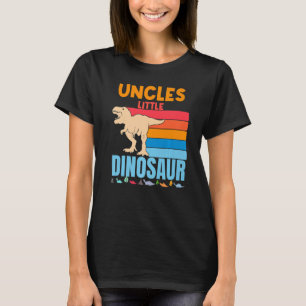 Uncles Little Dinosaur Family Trex Uncle Niece Ne T-Shirt