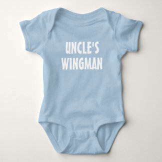 Uncle's Wingman funny nephew baby boy shirt